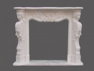 Chimeneas de escultura de mármol-5610